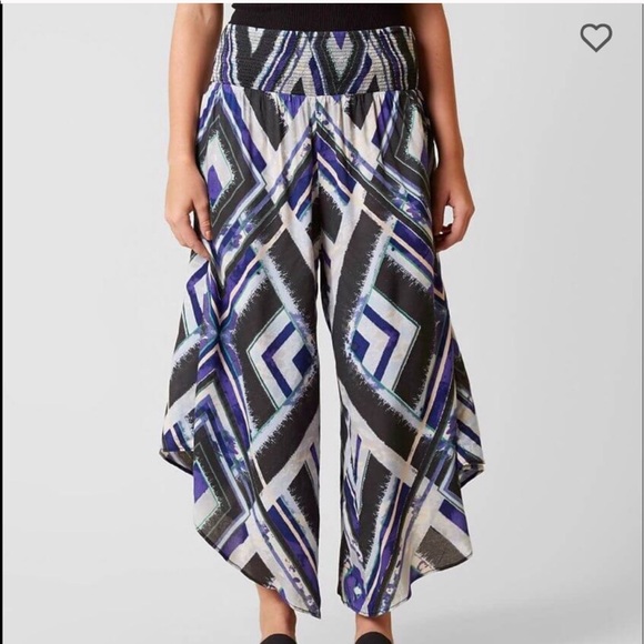 Free People Miranda Angular Culotte Crop Pants - Picture 2 of 11